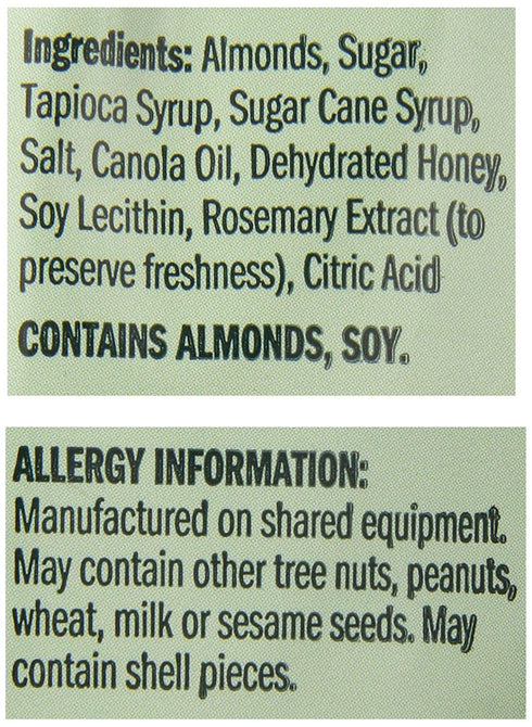 Generic 5.5 (6-Pack) Emerald Honey Glazed Almonds, Stand Up Resealable Bag, Ounce
