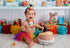 1st Birthday Gold Cake Topper - Glitter Sweet One for Photo Booth Props
