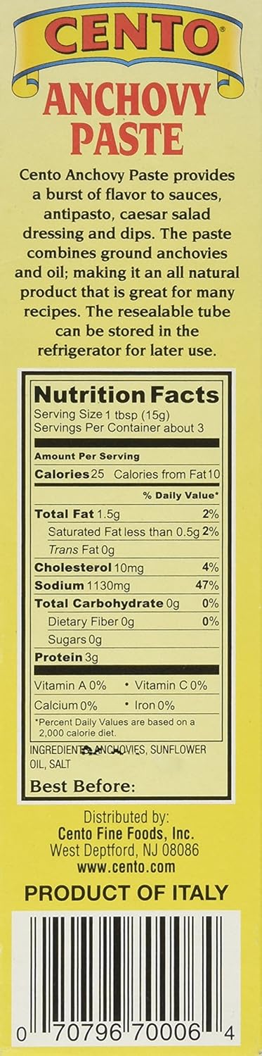 Cento 100% Anchovy Paste Italian