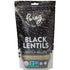 Whole Black Lentils - 16 Oz - Beluga Lentils - Black Masoor