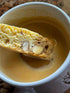 (4 6oz True Delicious GLUTEN FREE INGREDIENTS ALMOND BISCOTTI, buttery, fine Italian cookies, baked twice boxes