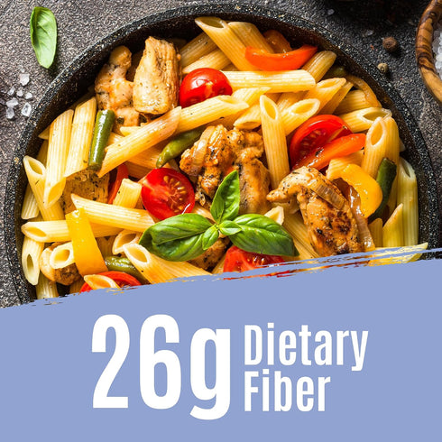 8oz (3 Pack) 20g 2g 26g Care Free Kitchen Plain Penne Keto Pasta Noodles, High Protein, Low Carb Net Carbs, High Fiber