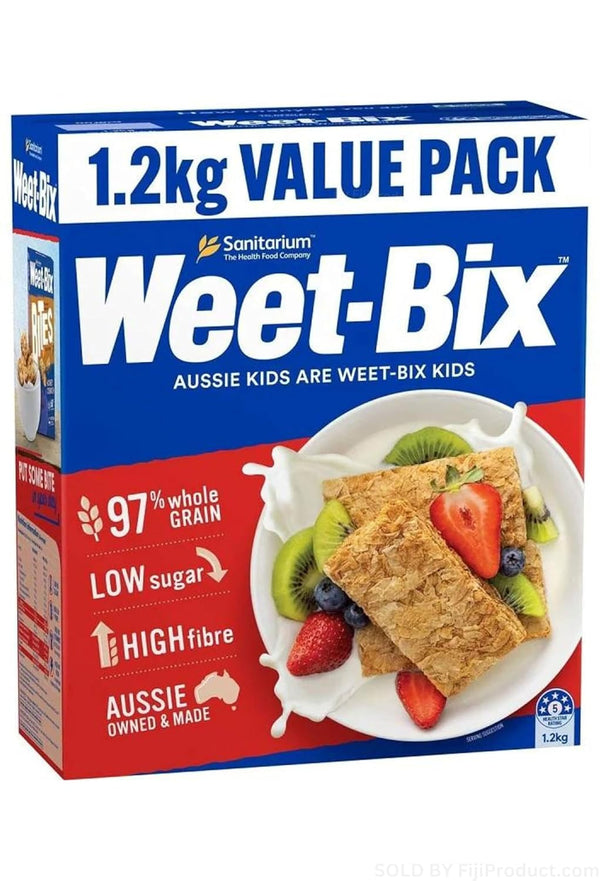 Sanitarium Weet-Bix VALUE PACK - Weet-Bix 97% Whole Grain (1.2kg) By Sanitarium Health Food