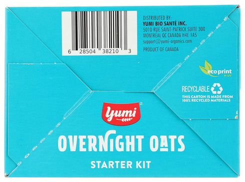 7.05 OZ Yumi Organics Organic Overnight Oats Starter Kit