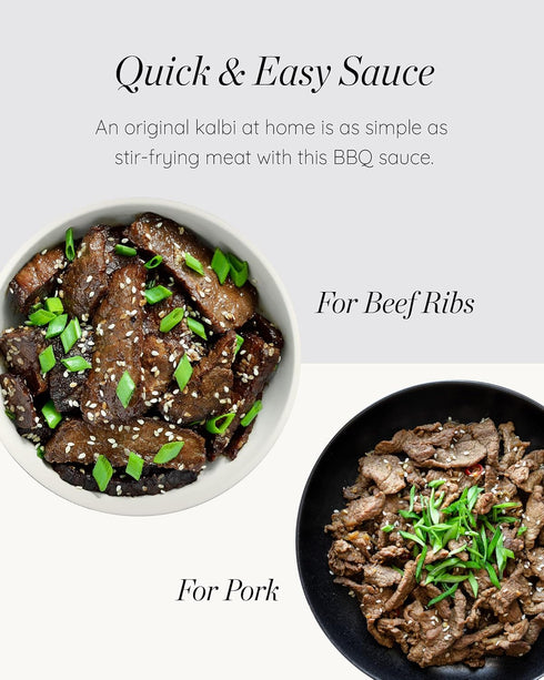 Sempio Korean Kalbi Marinade Sauce 17.6oz - Authentic Flavor for Korean BBQ, Ribs, Meat & More