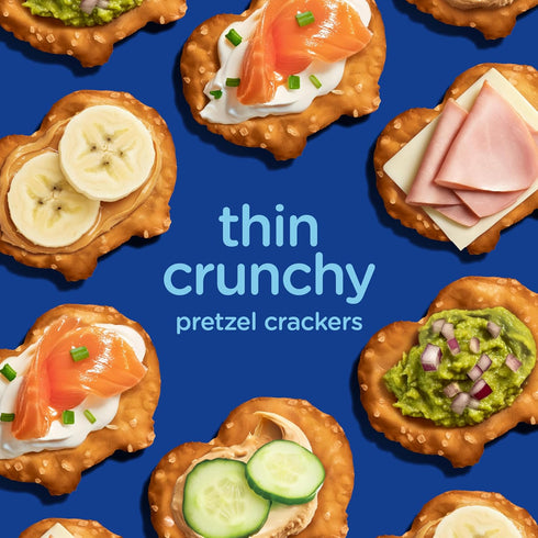 7.2 oz Snack Factory Original Pretzel Crisps, Non-GMO, Resealable Bag