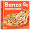 Banza Roasted Veggied Frozen Pizza from Chickpeas - High Protein, Gluten Free,