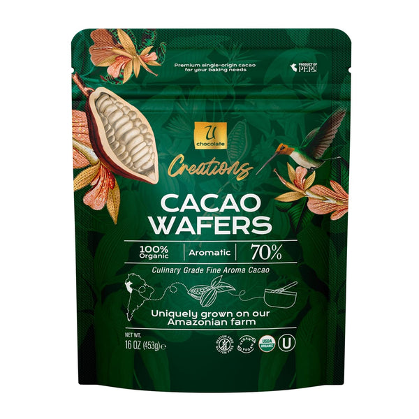 U Organic Dark Chocolate Melting Wafers 16 Oz 70% Cacao | Fresh