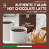 10 Packets Italian Hot Chocolate Latte Smooth & Creamy Cocoa Drink Mix with Milk Authentic Made in Italy Comforting