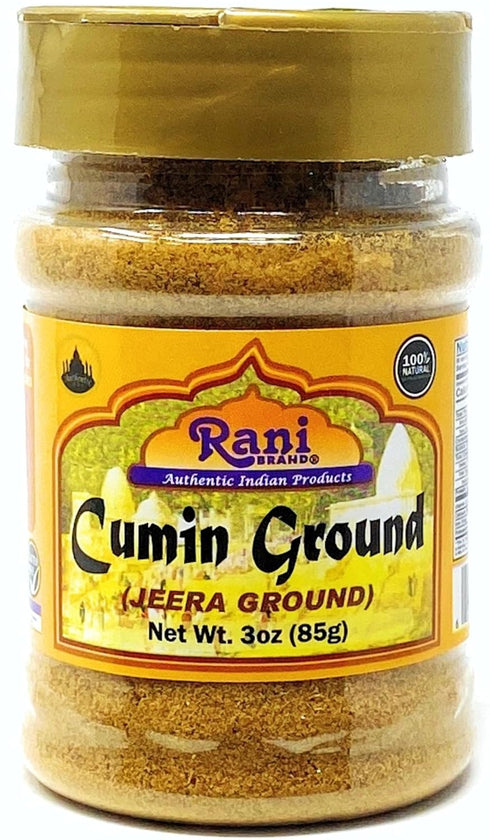 Rani Cumin (Jeera) Powder Spice, 3oz (85g) PET Jar, All Natural, Vegan, Gluten Friendly