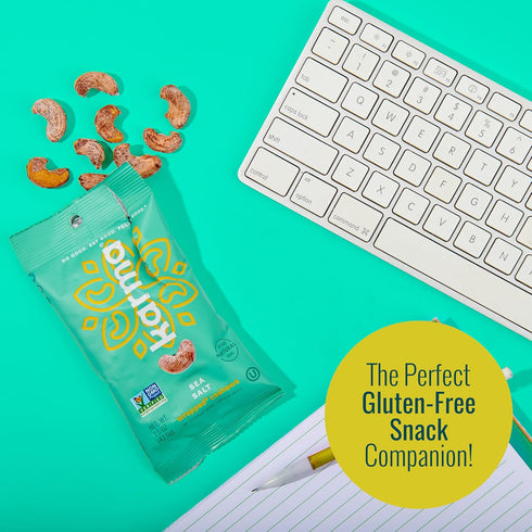 Pack (1.5 oz, Pack 6) Karma Nuts Flavored Cashews Variety of Whole Roasted Cashews, Healthy Snacks for Adults - Gluten