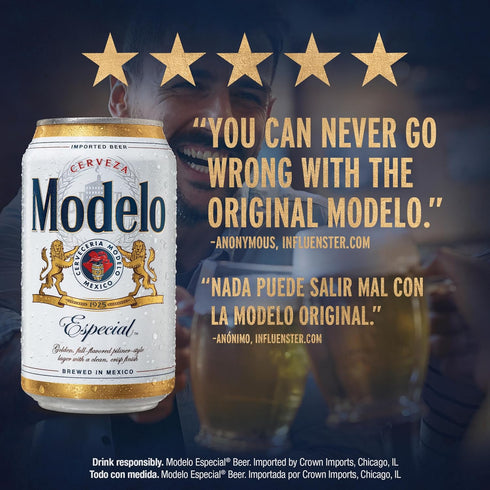 Modelo Especial 12 12 oz 4.4% Beer, pk, fl Cans, ABV