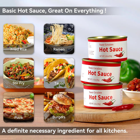 Kesasmei (6 Pack) Mushroom Hot Sauce, Delicious Chopped Chili Sauce, Spicy Chili Oil and Chili Paste
