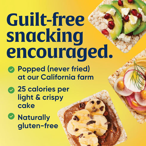 6 oz (Pack 1) Lundberg Organic Thin Stackers, Red Rice & Quinoa, Salt-Free, Thin Multigrain Rice Cakes, Gluten-Free