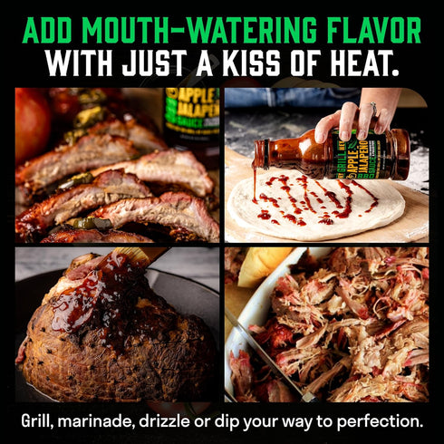 Hey Grill Hey | BBQ Sauce | Sweet and Spicy Sauce | BBQ Glaze | Pulled Pork, Ribs | Grilling Essentials | Apple
