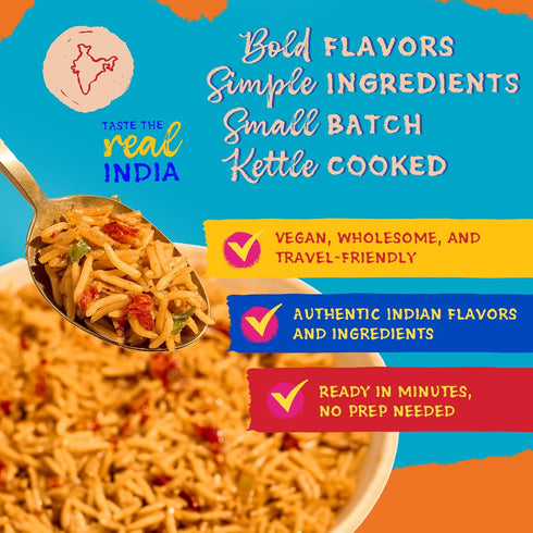 6-Pack Truly Indian Tikka Masala Rice | Long-Grain, Aged Basmati Rice | Authentic Traditional Indian Food, Rice Dishes
