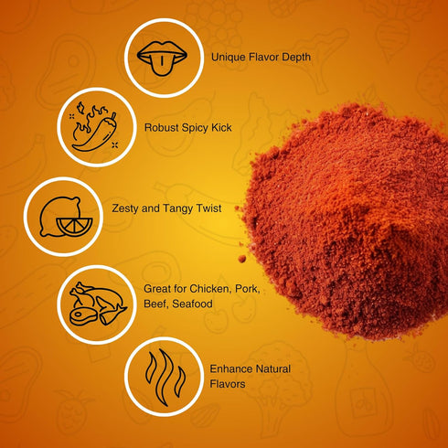 K-Town Krack Hot Chicken Dust Seasoning, 5 oz - All-Purpose Spice Rub for Chicken, Beef, Pork, Fish