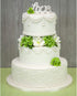 3 Count Global Sugar Art Magnolia Blossom Sugar Cake Flowers, White, Large, by Chef Alan Tetreault