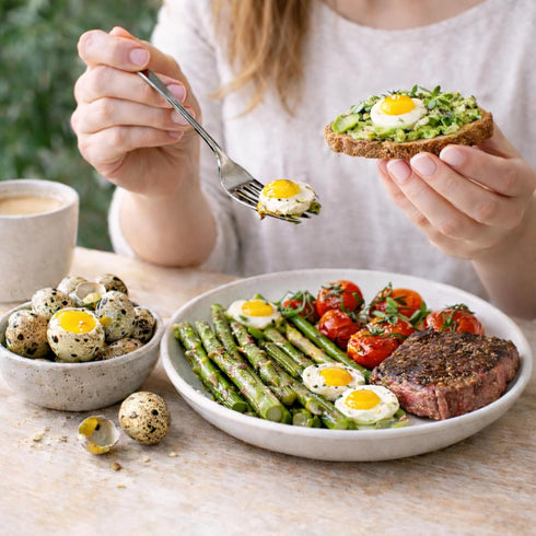 (36+ Count) FARM FRESH Quail Eggs *Laid in the U.S.* Hormone Free; Non-GMO - *Eating Eggs*