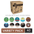 Pack, 40ct Keurig Bold Roast Coffee Collection Variety Keurig Single Serve K-Cup Pods
