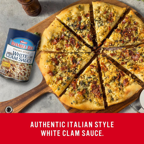 15 (Pack 4) Snow's Italian Style White Clam Sauce, Ounce - Authentic Italian Clam Sauce - Made with Fresh Clams, Garlic