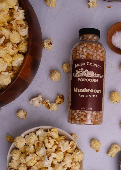 Country 14 oz (14 oz Amish Popcorn | Bottle | Mushroom Popcorn Kernels | Old Fashioned, Non-GMO and Gluten Free Bottle)