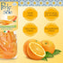 6 Pack (3.5 oz 100 Perle di Sole Candied Orange Peels Dipped in Sugar - Italian Candied Orange Peel Slices for Baking