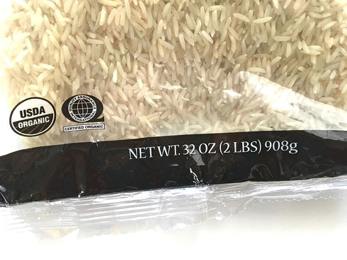 Trader Joe's WT.32OZ (2LBS) 908g Organic Basmati Rice NET