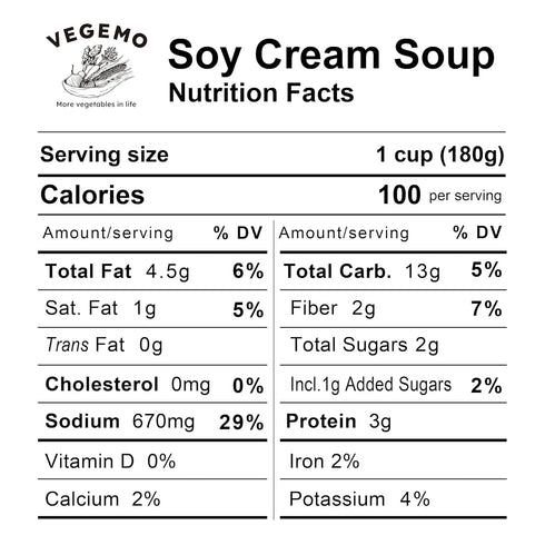 set 4 VEGEMO soup of (Soy & Mushroom Soup)