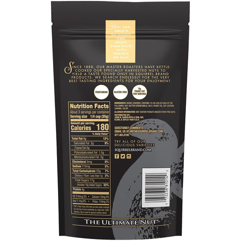 3.5 OZ 3.5 Squirrel Brand Crme Brulee Almonds, + Squirrel Brand Sweet Brown Butter Cashews, Ounces, Gluten Free