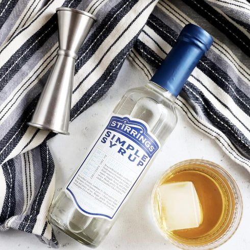 Stirrings 2 Pack Simple Syrup Bitters 355ml Bottles - Real Ingredients No Preservatives Low Calories - Drink Mixer