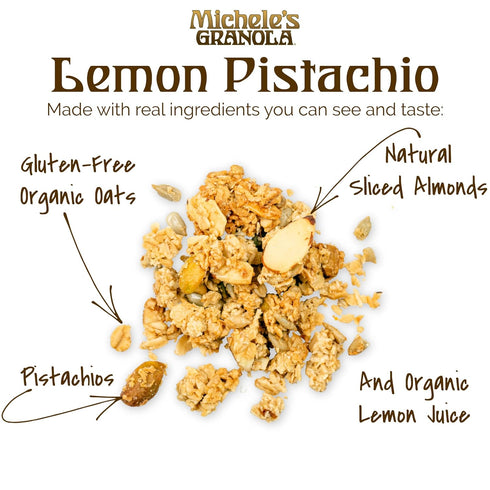 Pack 3 Michele's Granola Lemon Pistachio