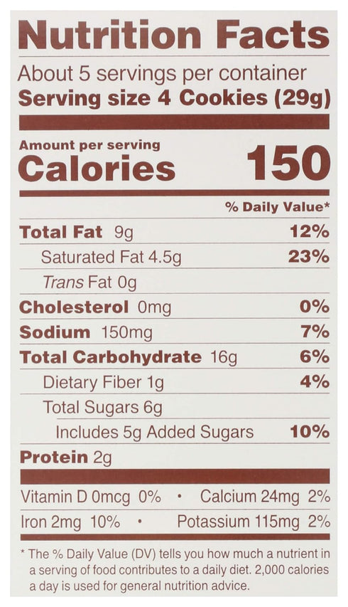 Simple Mills Gluten Free Almond Flour Crunchy Cookies, Toasted Pecan - Vegan Healthy Snacks, 5.5 Ounce (Pack of 1)