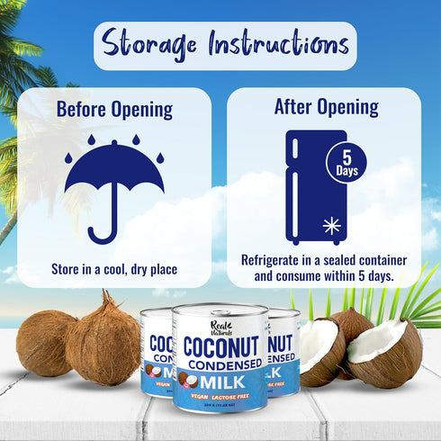 (6 Sweetened condensed coconut milk cans) vegan coconut condensed milk sweetened. Caramel sweet condense coconuts