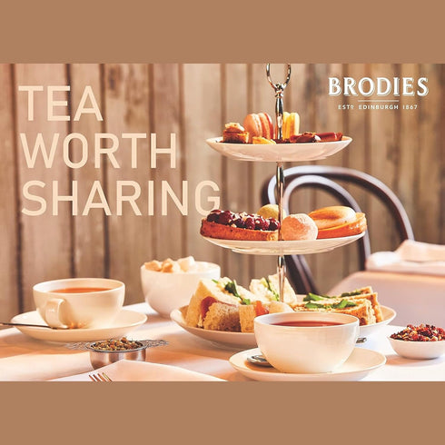 50 (Pack 3) Brodies Tea, Scottish Tea Sampler, Breakfast, Afternoon & Famous Edinburgh, Black Tea Imported from