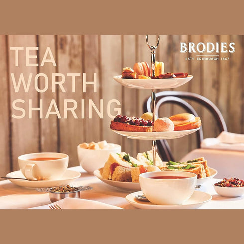 7 (Pack 1) Brodies Tea, Scottish Breakfast Tea, Loose Leaf Black Tea Imported from Scotland, Ounce