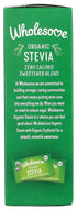 Wholesome Sweeteners Organic Stevia, 75 Count Packets, Zero Calorie Sweetener Blend, 1 Pack
