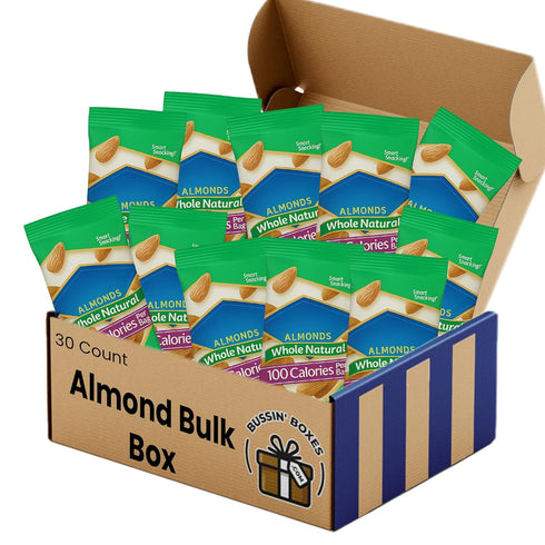 Almond Snack Packs 30 Count 100 Calorie Nut Snack Bags Bulk Individually