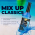 ATREVO 1 Blue Curacao Syrup Non Alcoholic - Original Bitter Orange Citrus Flavor with Liquor Pourer Dispenser, Ideal