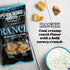 (4 Pack) Pork King Good Ranch Pork Rinds (Chicharrones) Snacks