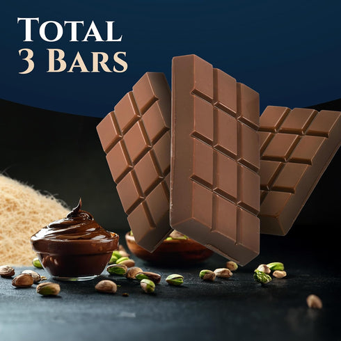 7.5oz, Eastanbul Dubai Chocolate Bar Pistachio, Premium Pistachio Dubai Chocolate Bar, Dubai Chocolate with Shredded