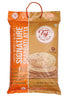 TAJ Gourmet Foods 10lbs, 100% TAJ Signature Sharbati Atta, (Chakki Atta - Stone Ground) Whole Wheat Flour, Chappati