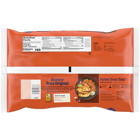 5 lb (Pack 2) BEN'S ORIGINAL Whole Grain Brown Rice, Bag