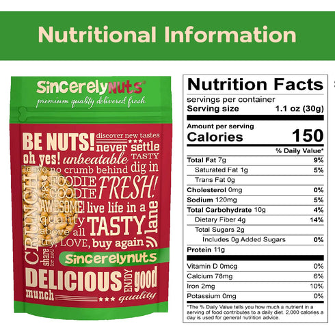 (2 LB) Sincerely Nuts Roasted Soybeans Lightly Salted - Healthy Fat - Vegan & Kosher - Easy Snack -Gluten-Free