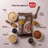 5 14.11 Oz (400g) Mille High Protein Chocolate Oatmeal with Fruits & Nuts | Made with Whole Grains - Oats, Ragi, Jowar