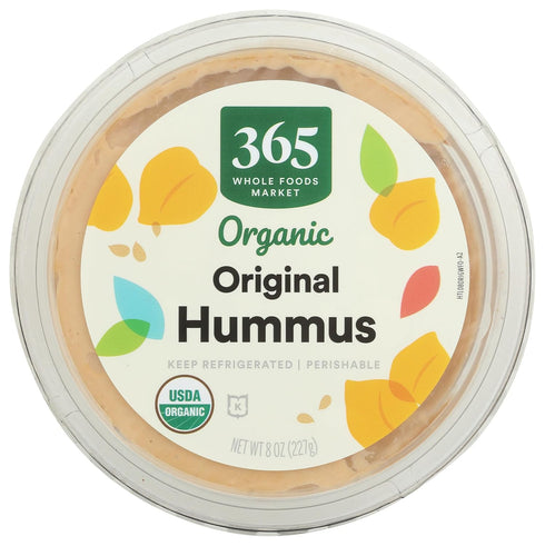 365 by Whole Foods Market , Organic Hummus, Original, 8 Ounce