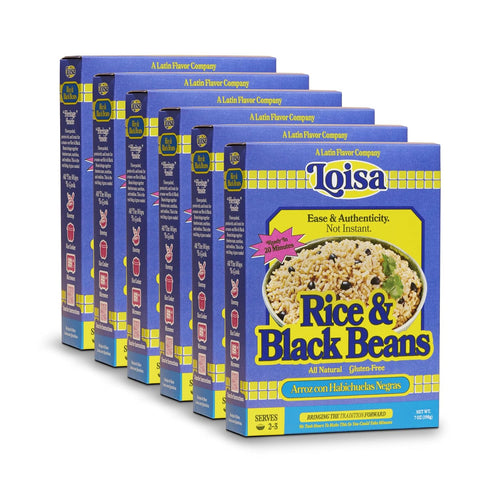 Loisa Rice & Black Beans, Premium Latin Rice & Beans, Non-GMO, No