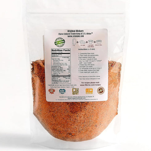 16oz FIT Brine - Flavor Infused Tenderizing Brine - Garlic & Herb, | Meat Tenderizer & Seasoning | Infuses Flavor