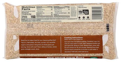 365 32 by Whole Foods Market, Organic Long Grain Brown Rice, Ounce