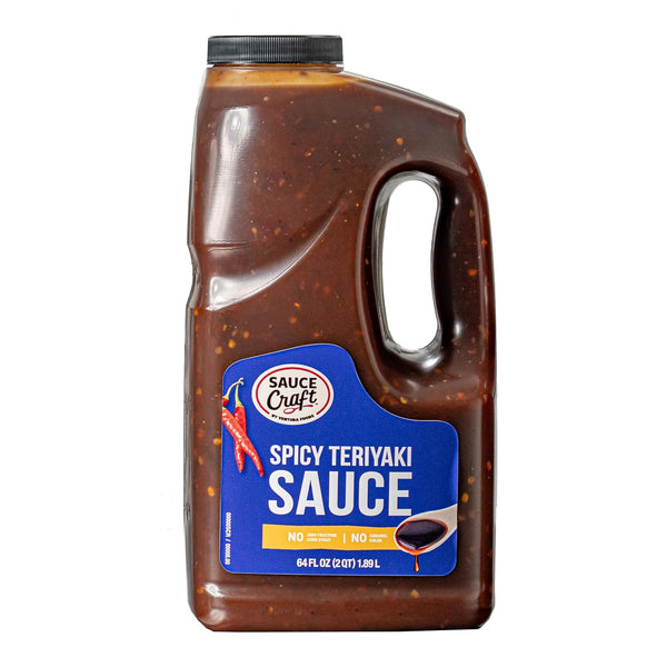 Sauce Craft Spicy Teriyaki Sauce, Bold Umami Heat with a Hint of
